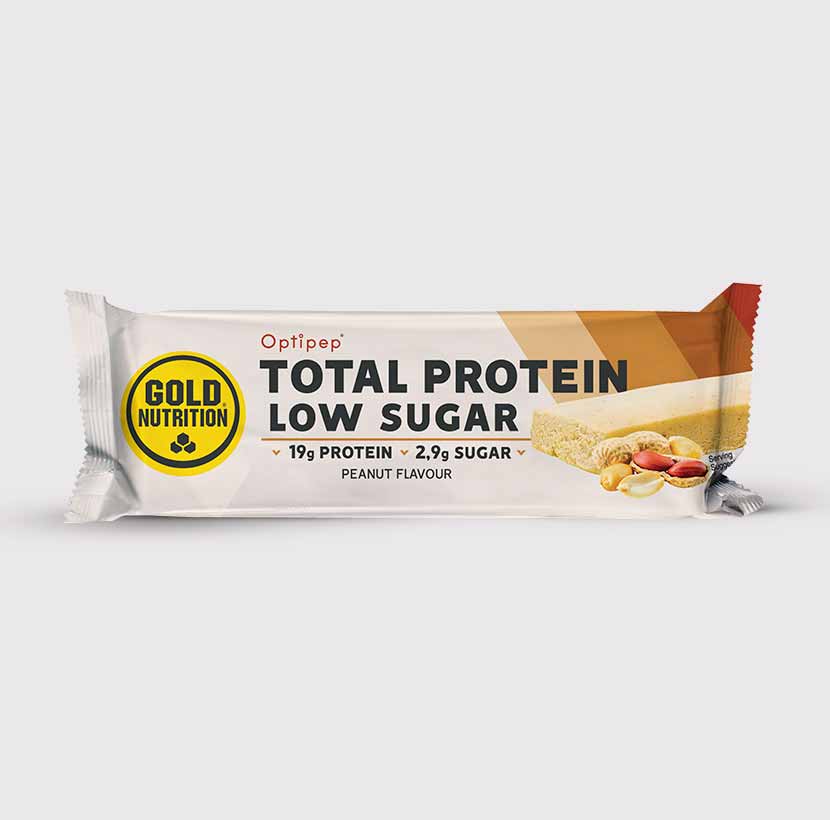 Total Protein Low Sugar bar designed to prevent muscle breakdown with minimal carbs
