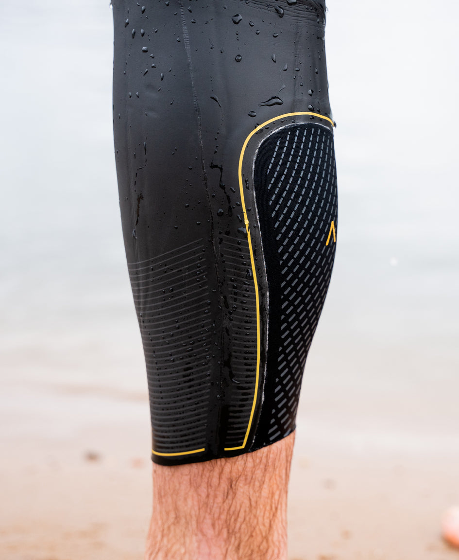 HUUB Alchemy 3:5 Wetsuit – Men’s triathlon suit with +43 Foam and X-O Skeleton, premium buoyancy and fit
