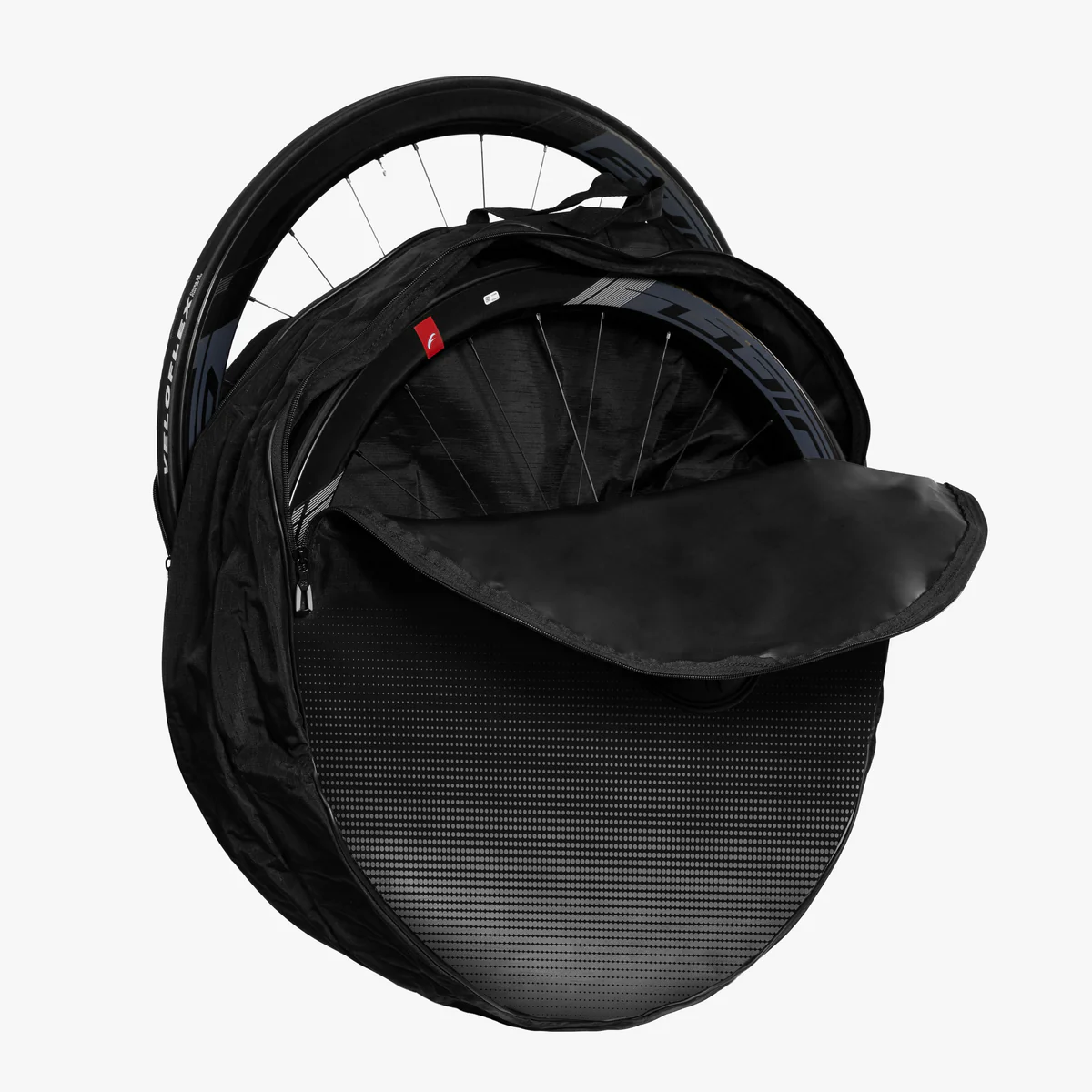 Scicon dual wheel travel bag with sturdy handles and spacious main compartment for easy packing and transportation.